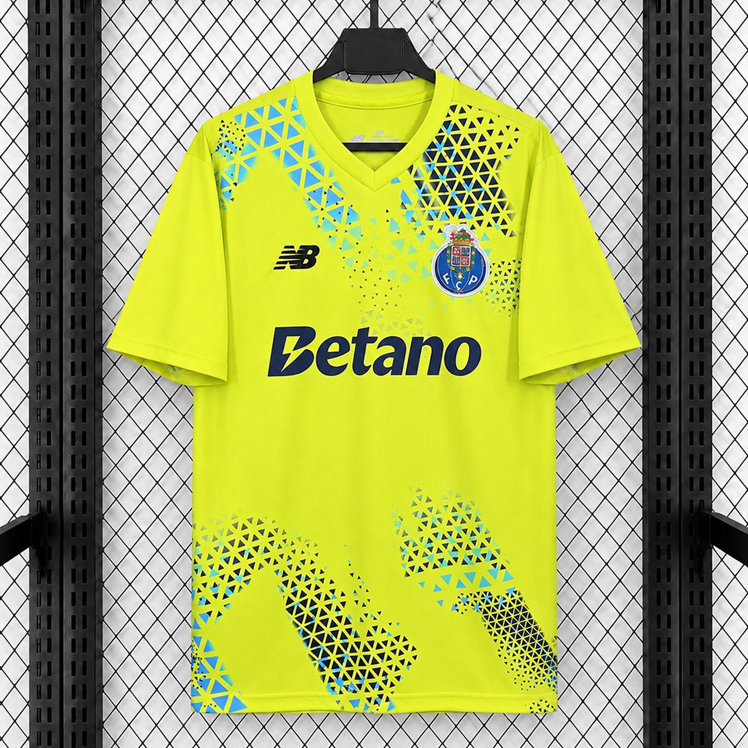 Porto 26-27 Neon Yellow Blue Goalkeeper Jersey - Fans Version - JerseysGala