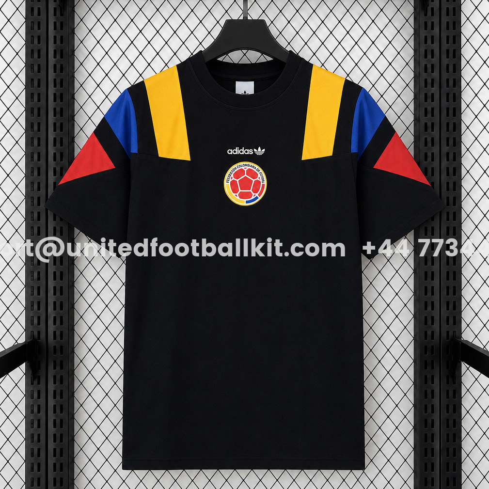 Colombia 2026 EQT Cotton Black Special Jersey - Fans Version - JerseysGala