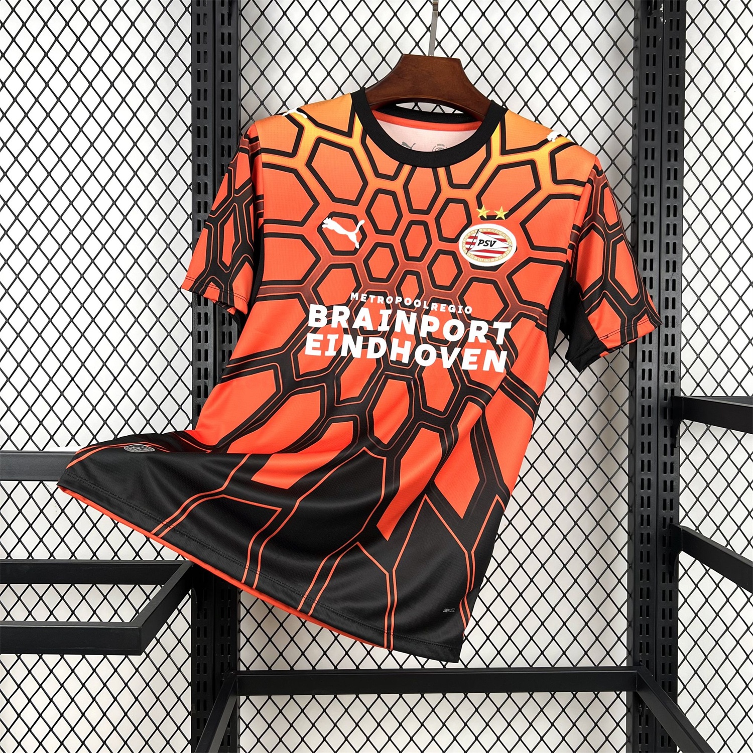 PSV Eindhoven 26-27 Orange With Black Special Jersey - Fans Version - JerseysGala