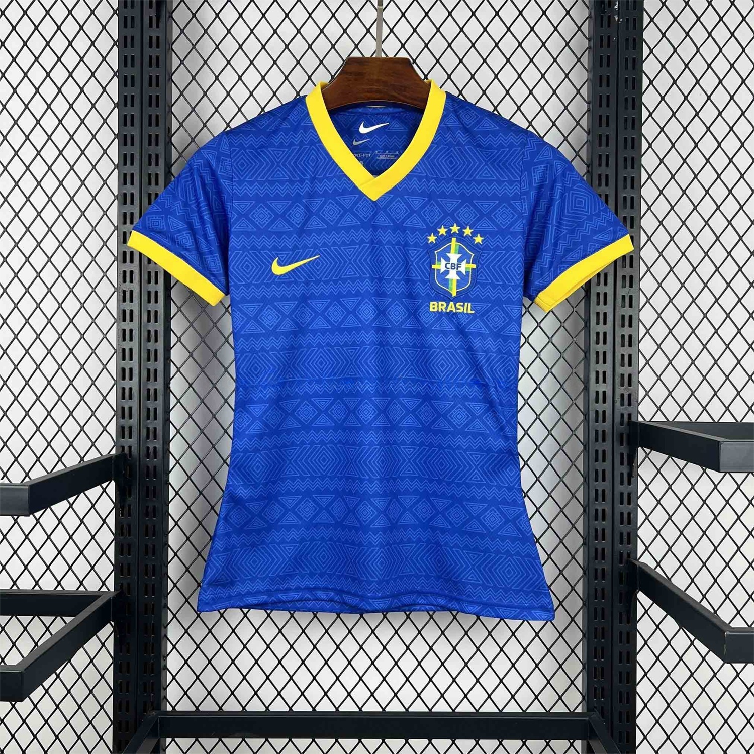 Women's Brazil 2026 Diamond Texture Blue Special Jersey - JerseysGala