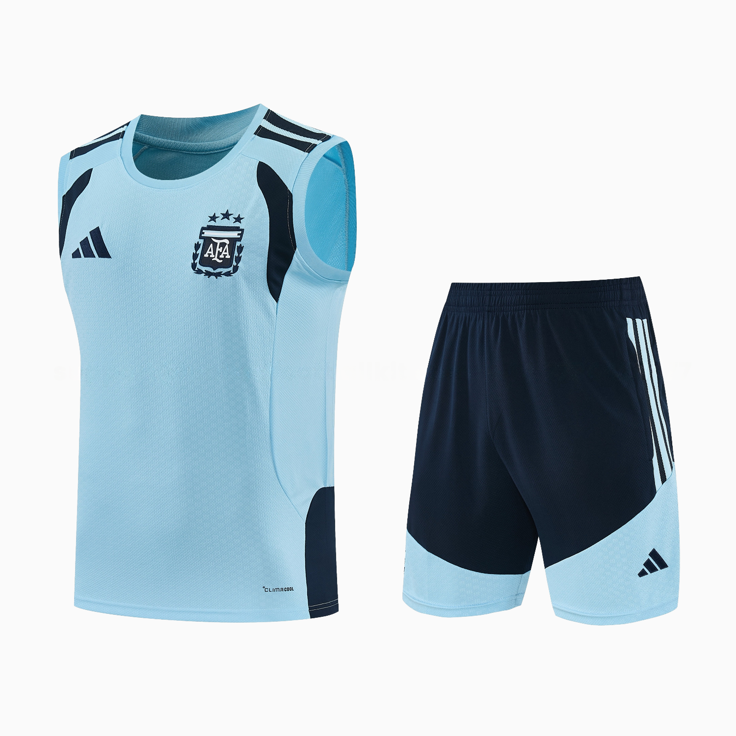 Argentina 2026 Vest Training Set - Light Blue Top & Dark Blue Pants - JerseysGala