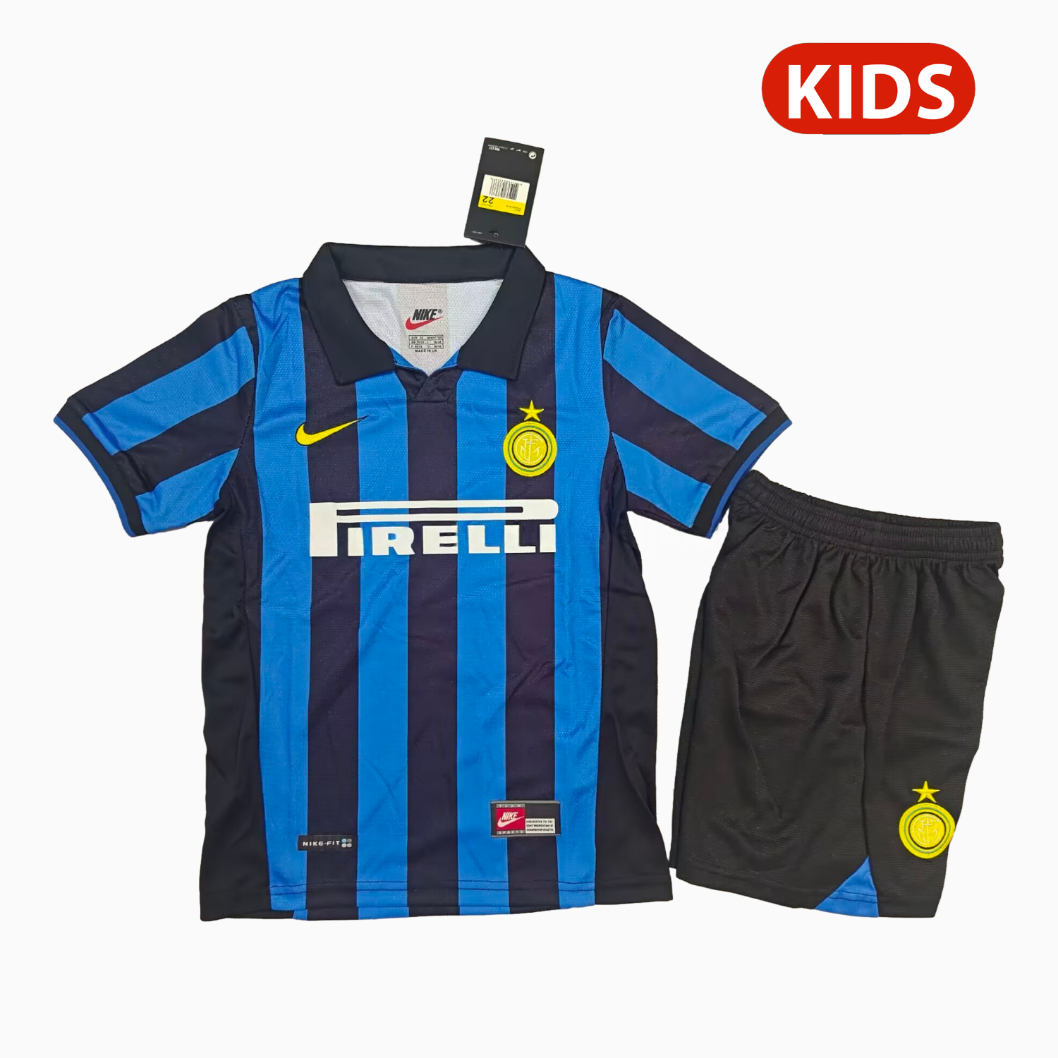 Retro Inter Milan 1998-99 Home Kids Kit - JerseysGala