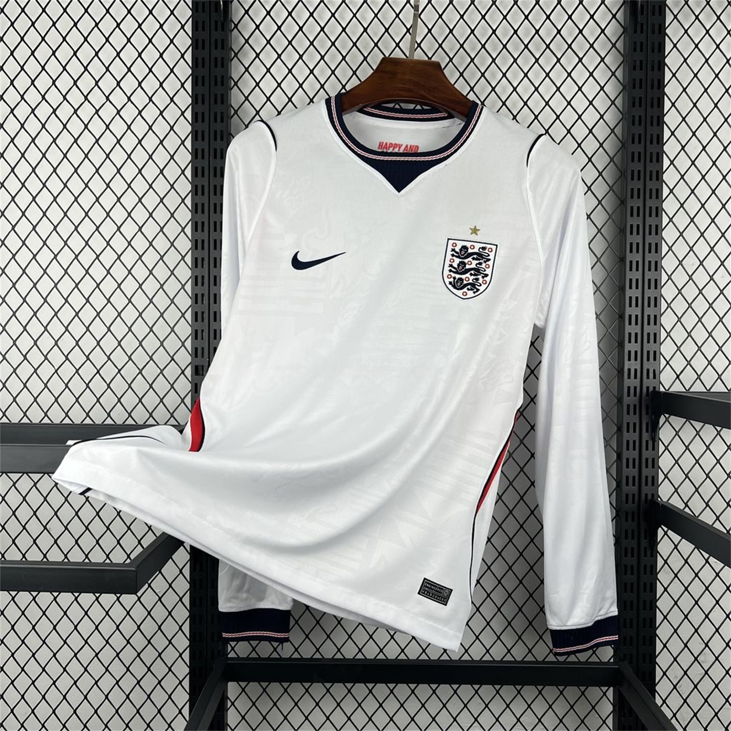 England 2026 Home Long Sleeves Jersey - Fans Version - JerseysGala
