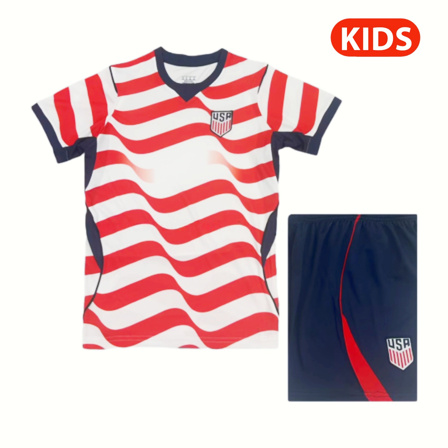 【Chest Blank】United States USA 2026 Home Kids Kit - JerseysGala