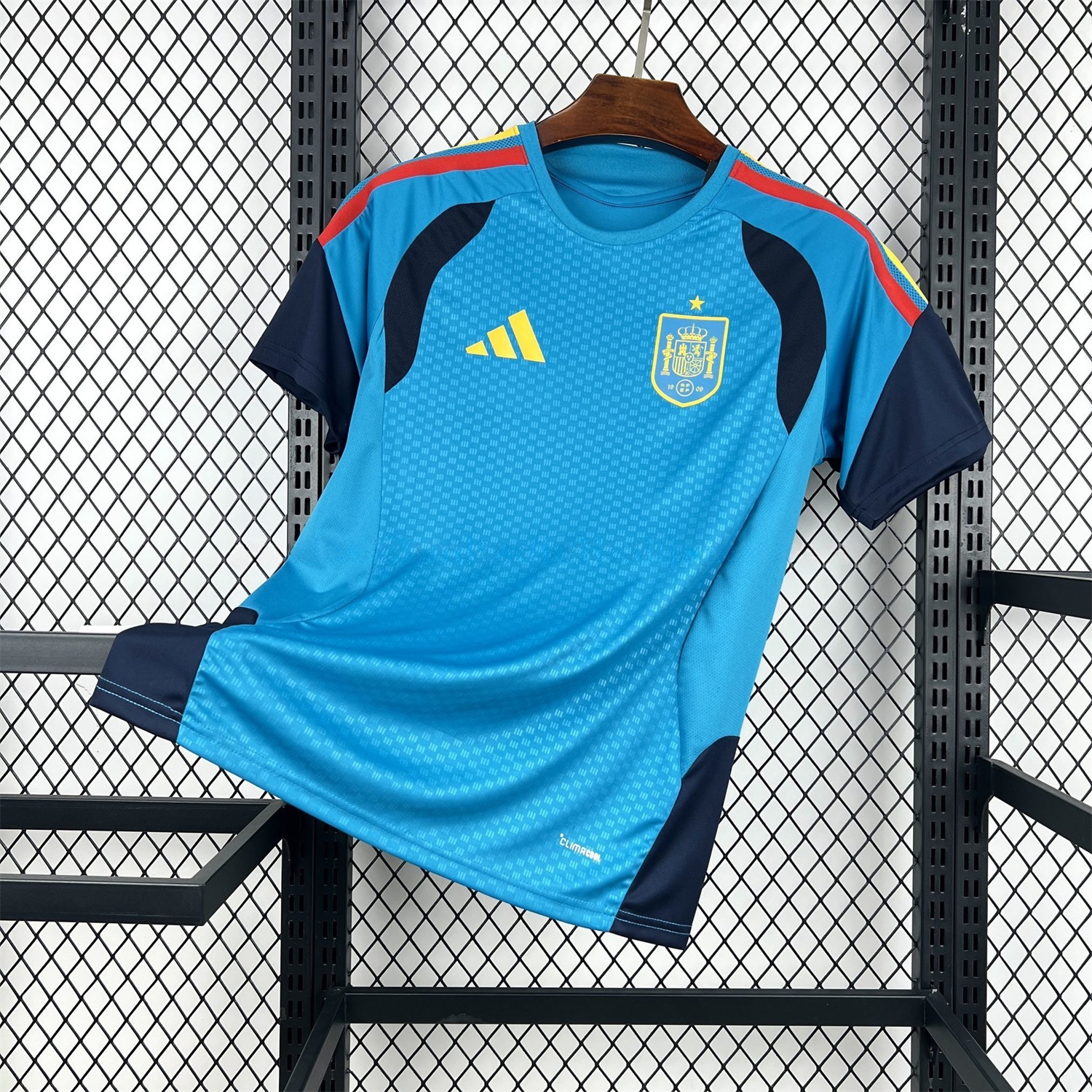 Spain 2026 Lake Blue Pre-Match Training Jersey - Fans Version - JerseysGala