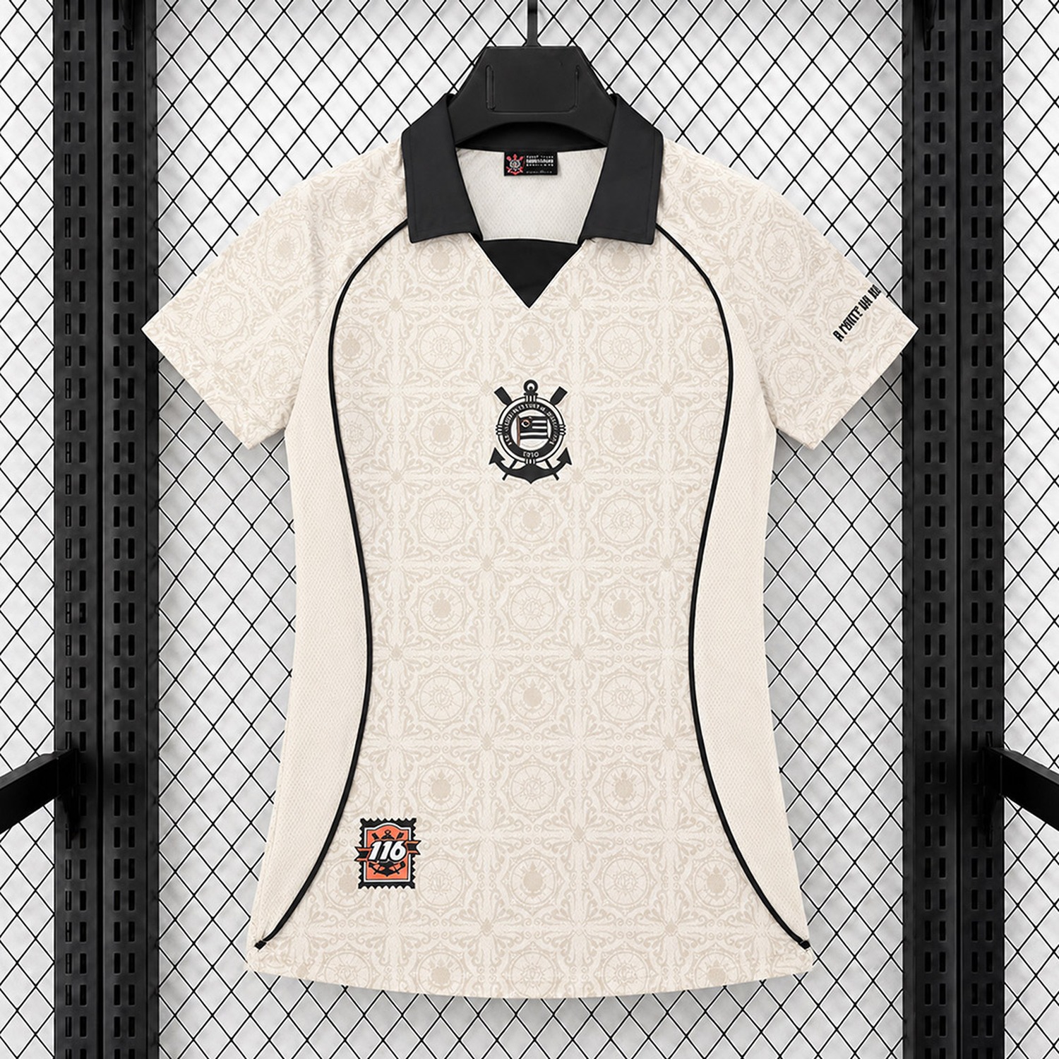 Women's Corinthians 26-27 116 Years Anniversary Beige Special Jersey - Fans Version - JerseysGala