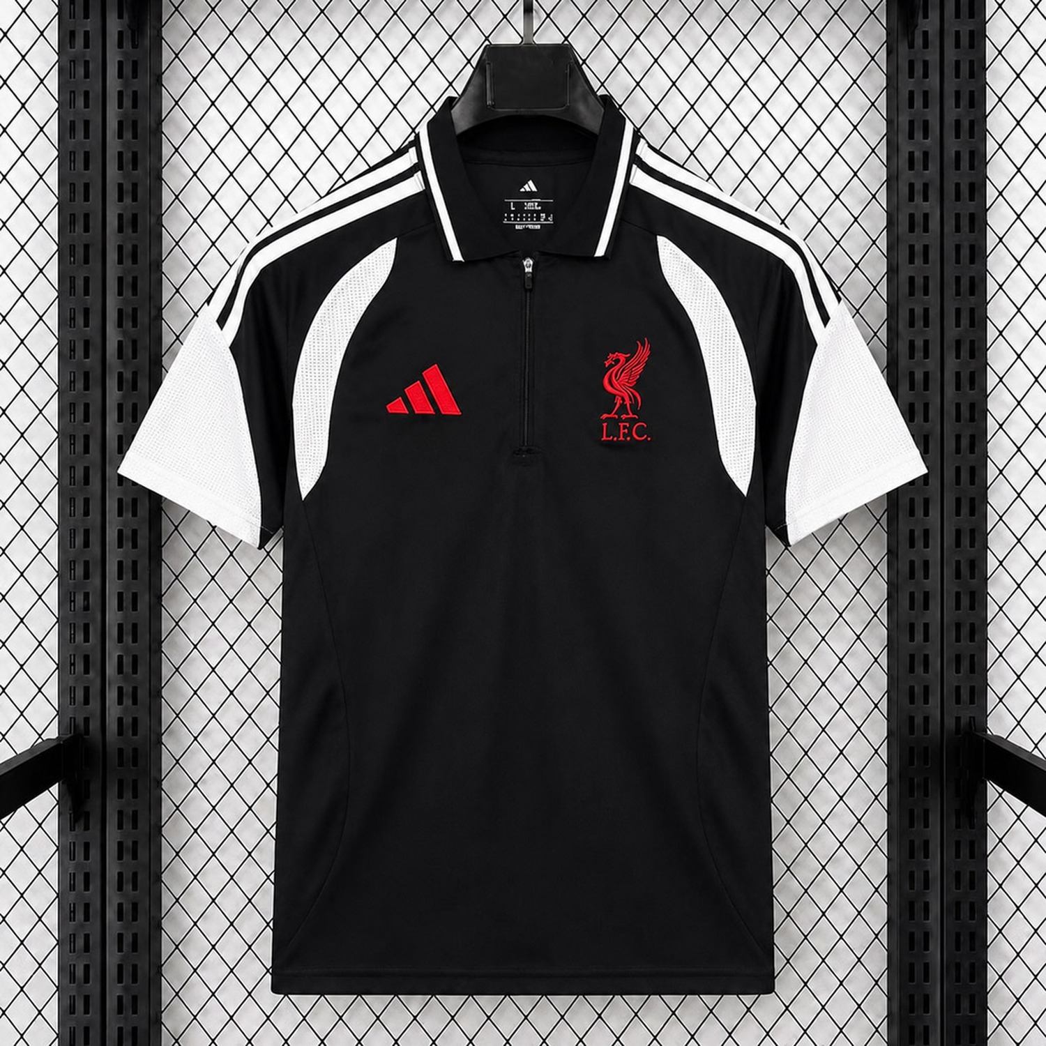 Liver.pool 26-27 Black Polo Jersey - Fans Version - JerseysGala