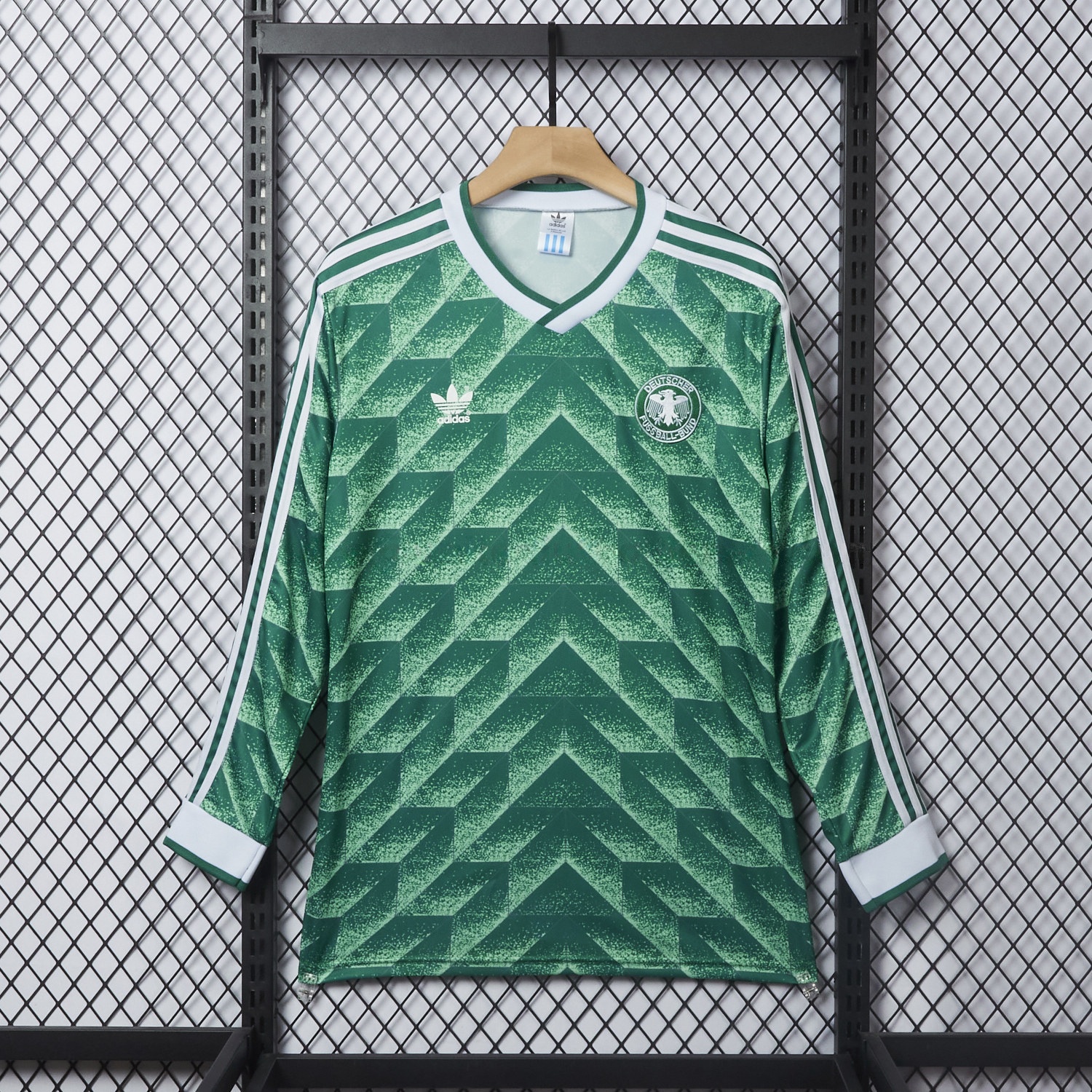 Retro Germany 1990 Away Long Sleeves Jersey - JerseysGala