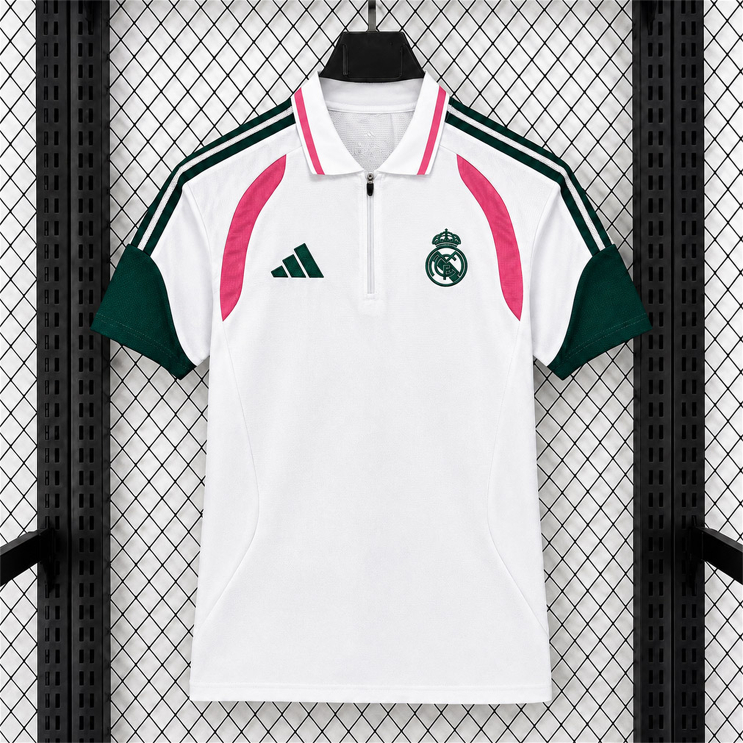 Real Madrid 26-27 White Black Training Jersey - Fans Version - JerseysGala