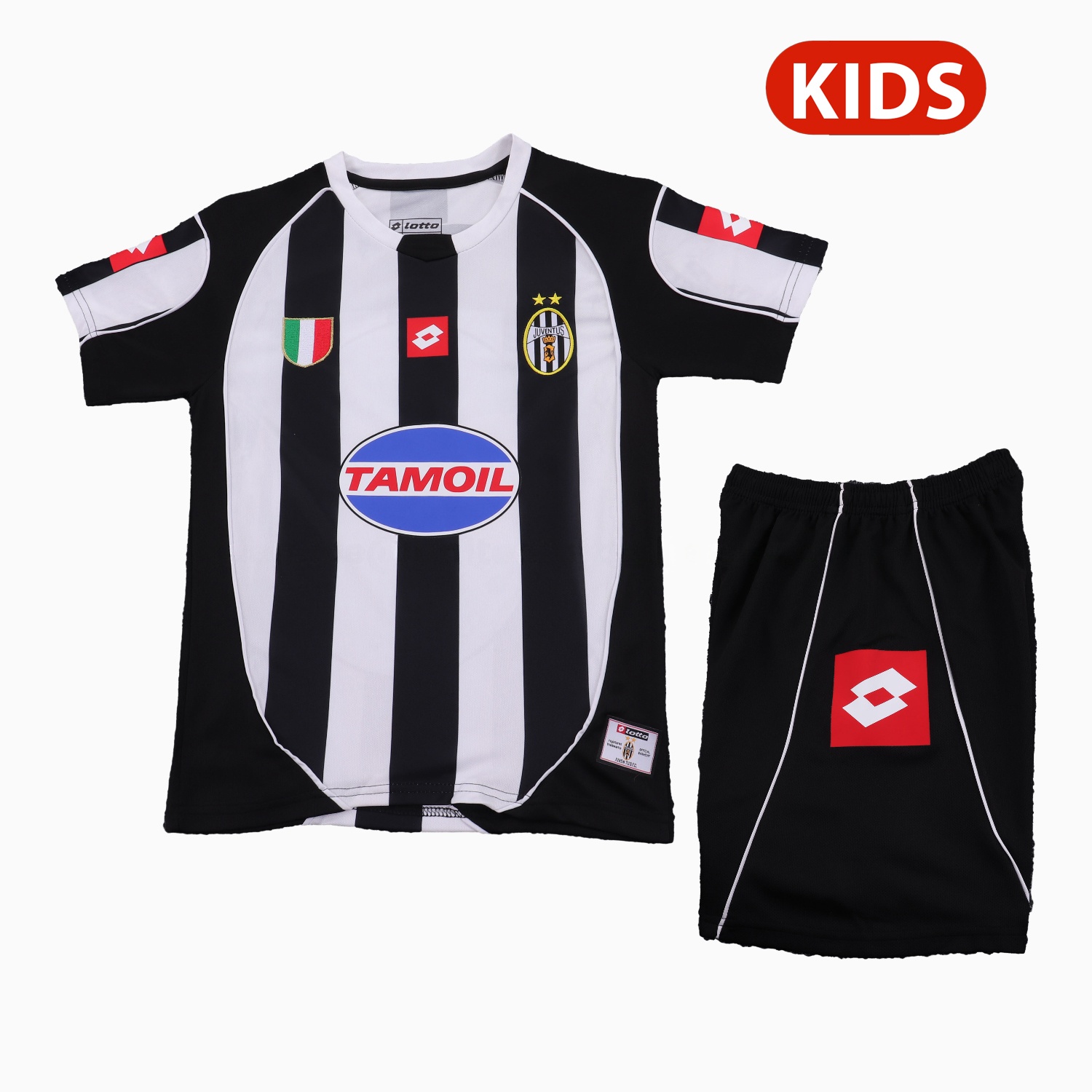 Retro Juventus 2002-03 Home Kids Kit - JerseysGala