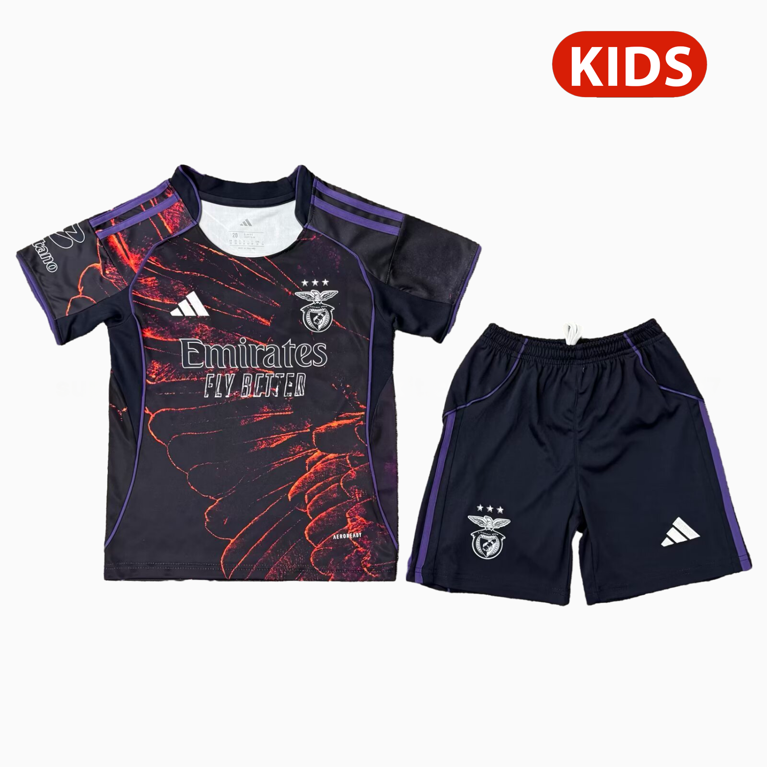 Benfica 25-26 Fourth Kids Kit - JerseysGala