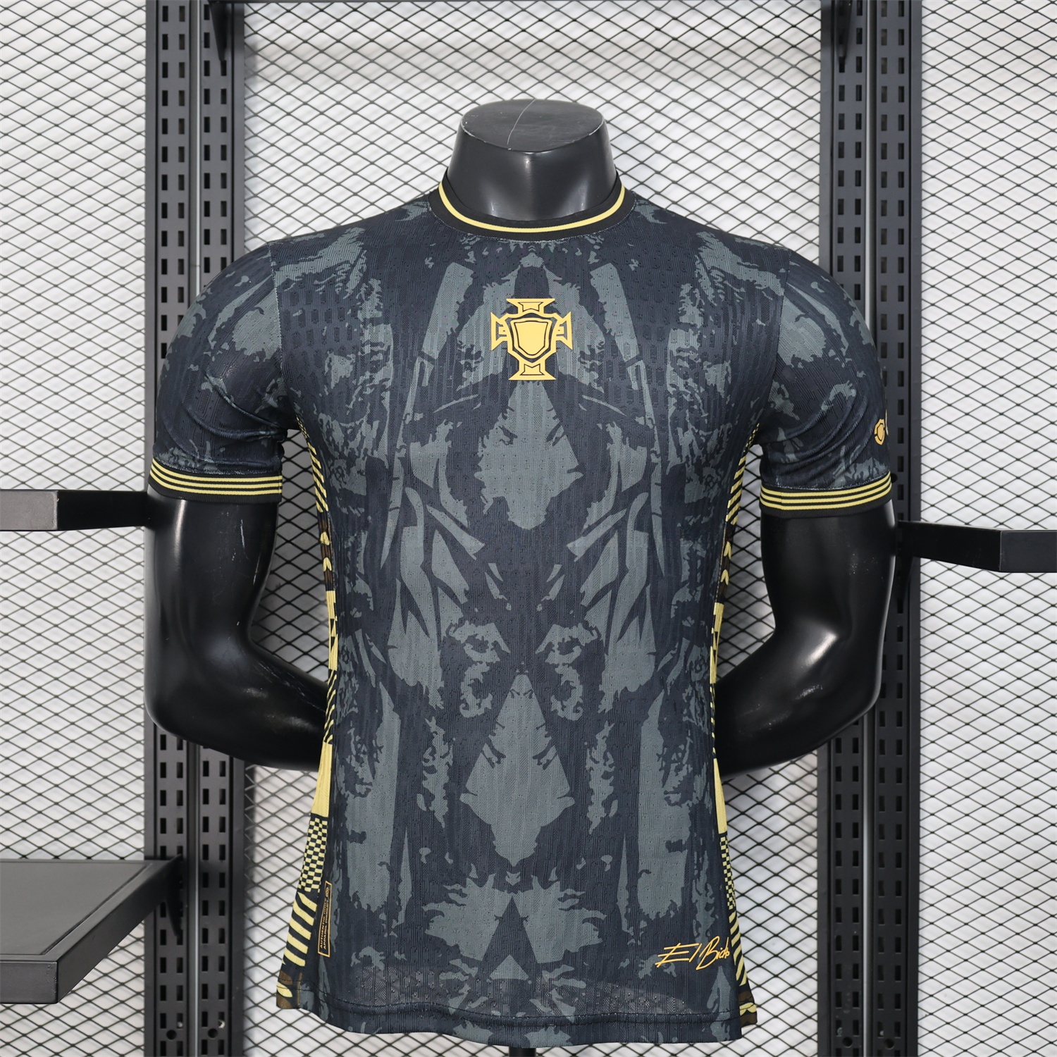 Portugal 2026 COMMA Black CR7 Special Jersey - Player Version - JerseysGala