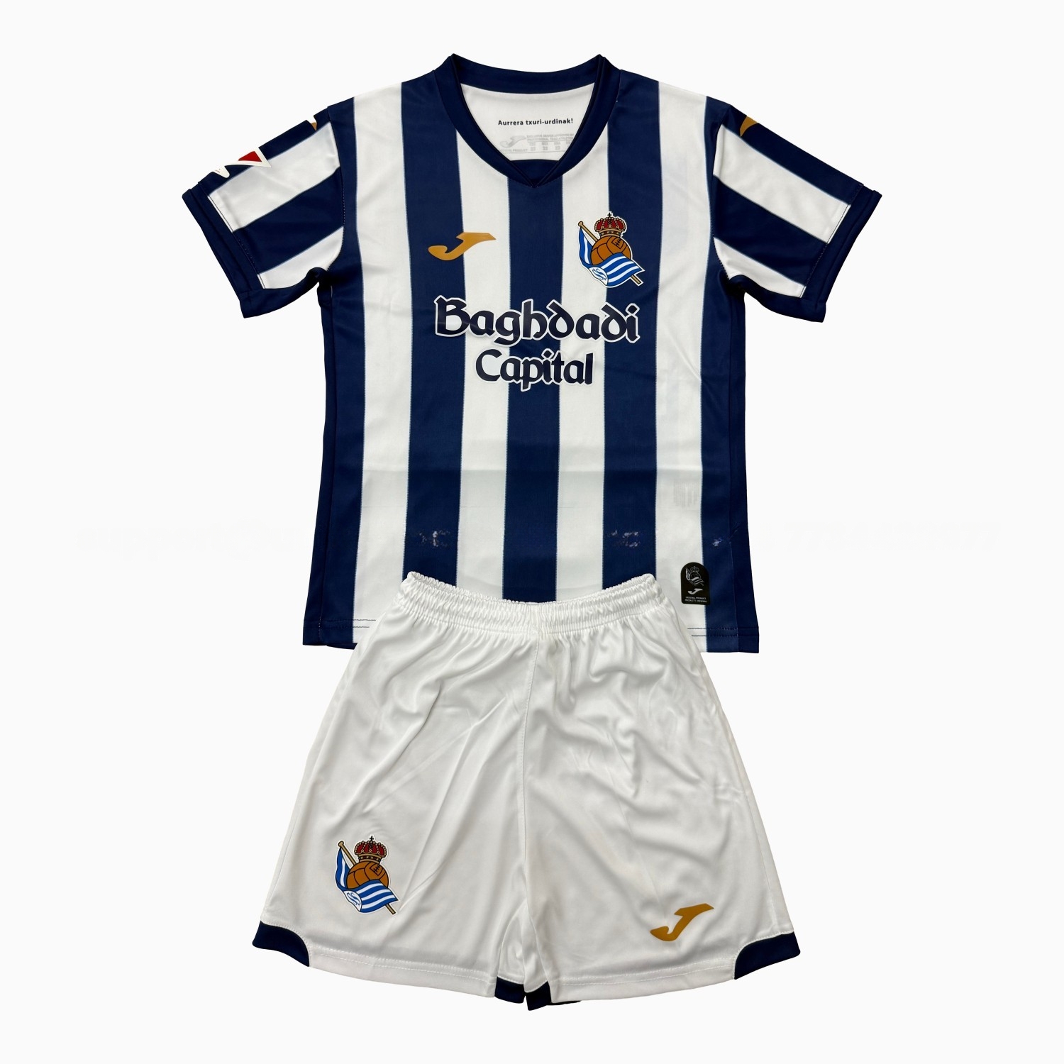 Real Sociedad 26-27 Home Men's Adult Jersey Set - Fans Version - JerseysGala