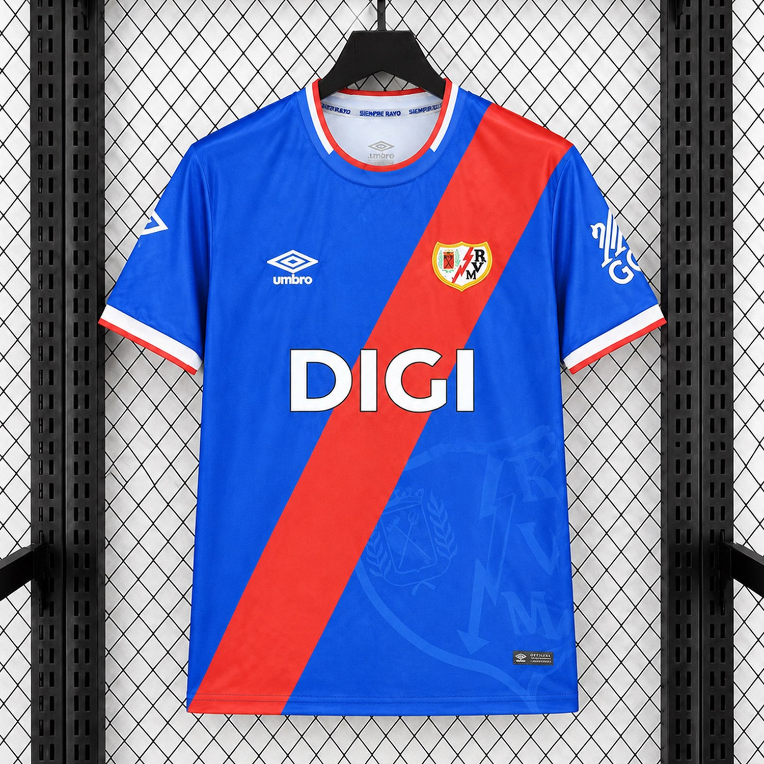 Rayo Vallecano 26-27 Blue Red Goalkeeper Jersey - Fans Version - JerseysGala