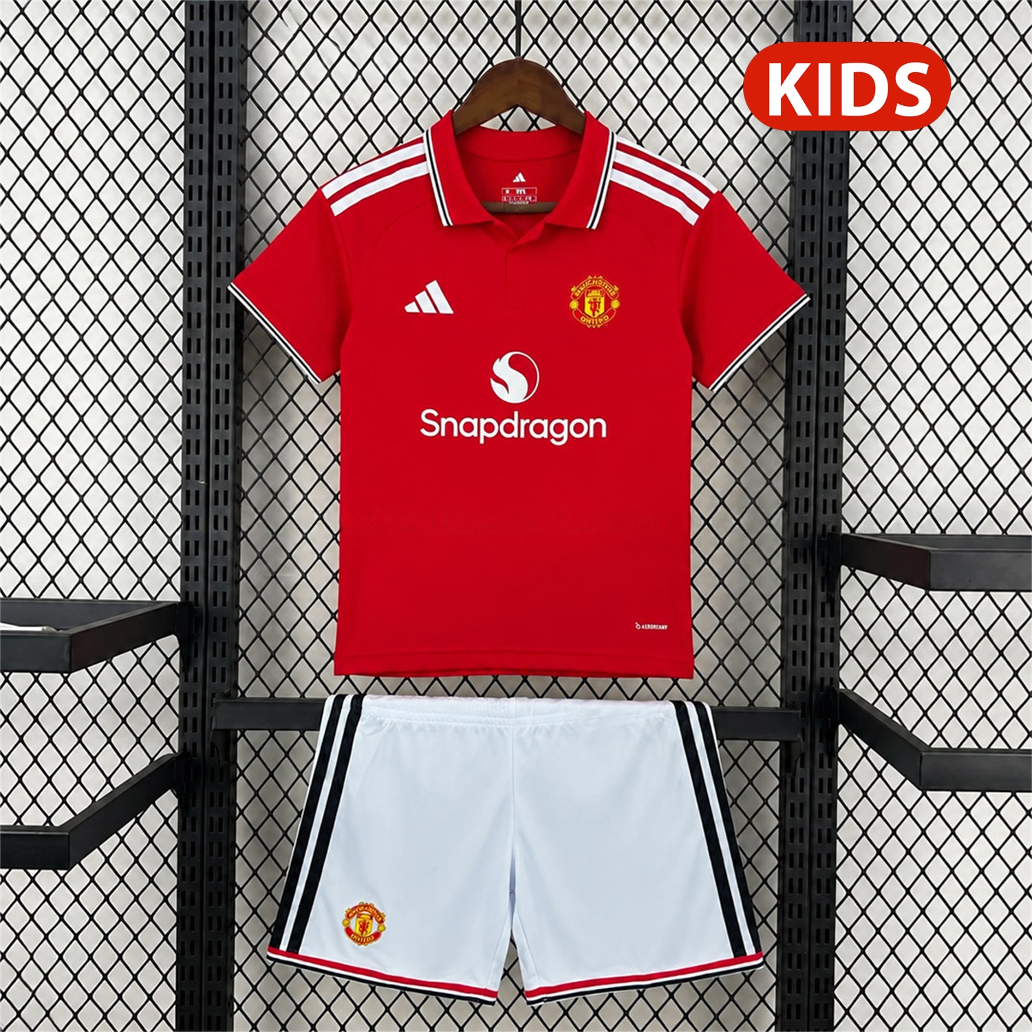 Manchester United 26-27 Home Kids Kit - JerseysGala