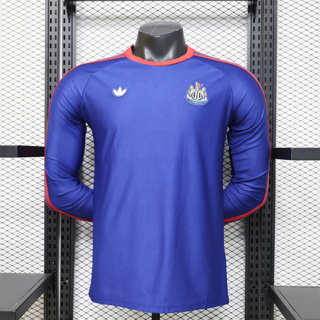 Newcastle United 25-26 Purple-Blue Casual Long Sleeves Jersey - Player Version - JerseysGala