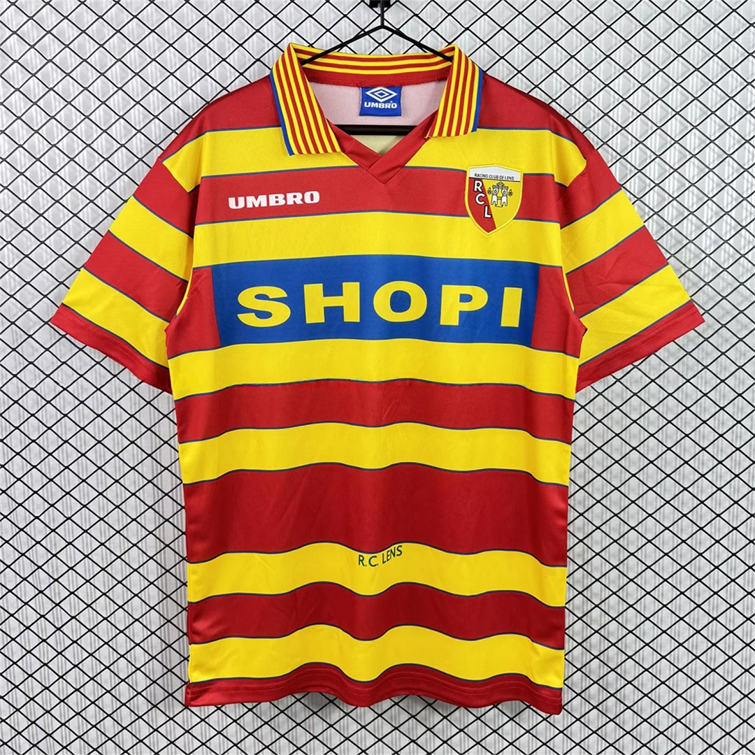 Retro RC Lens 1996-97 Home Jersey - JerseysGala