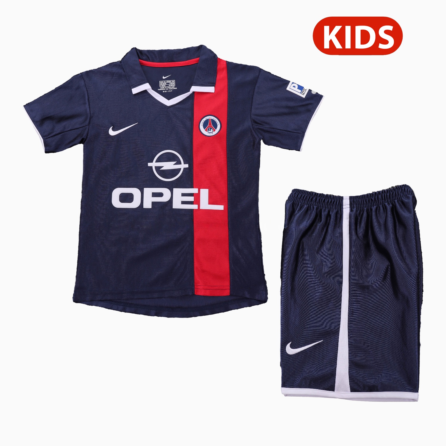 Retro Paris Saint-Germain PSG 2001-02 Home Kids Kit - JerseysGala