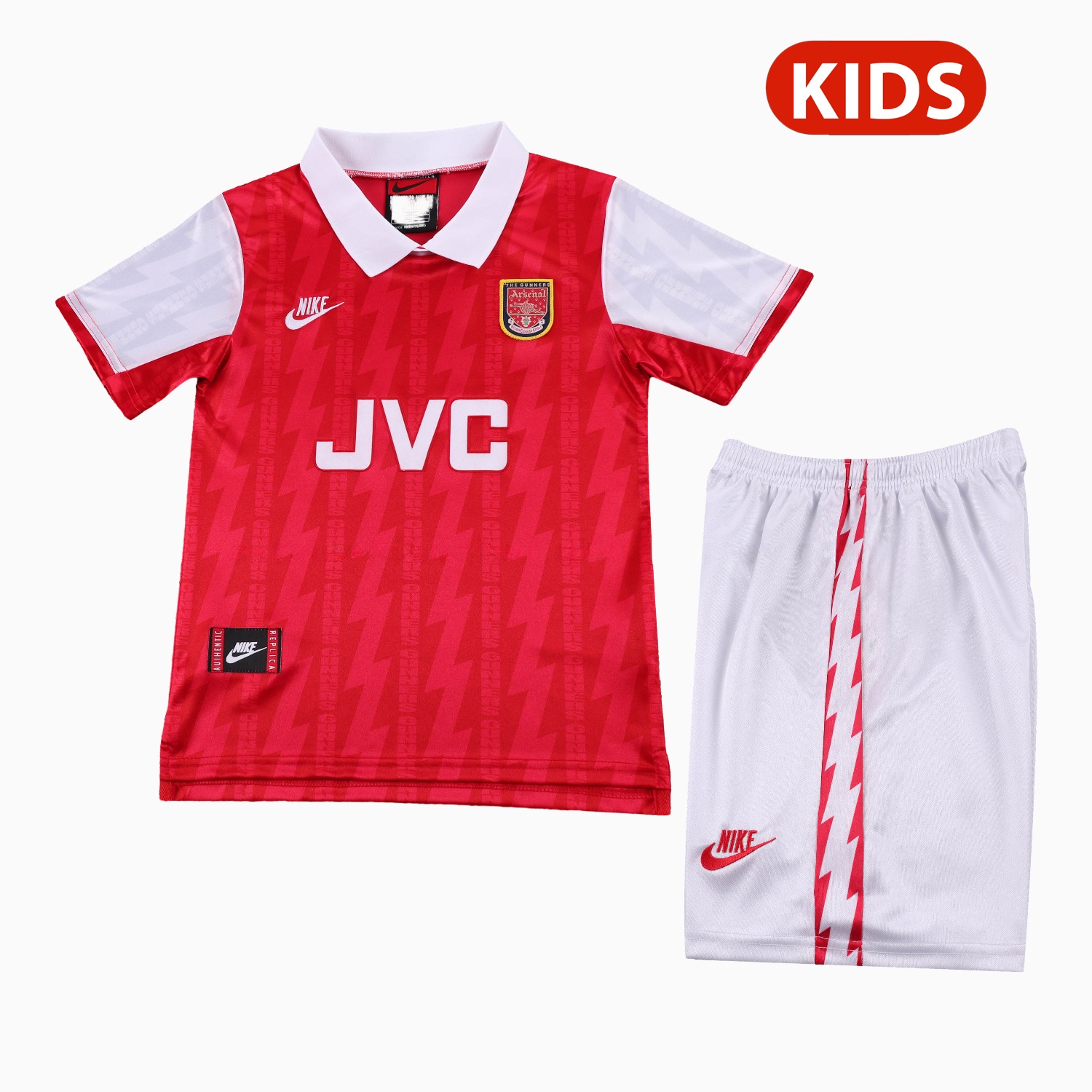 Retro Arsenal 1994-95 Home Kids Kit - JerseysGala