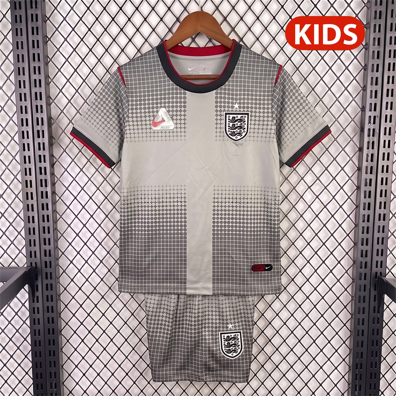 England 2026 Grey Pre-Match Kids Kit - JerseysGala