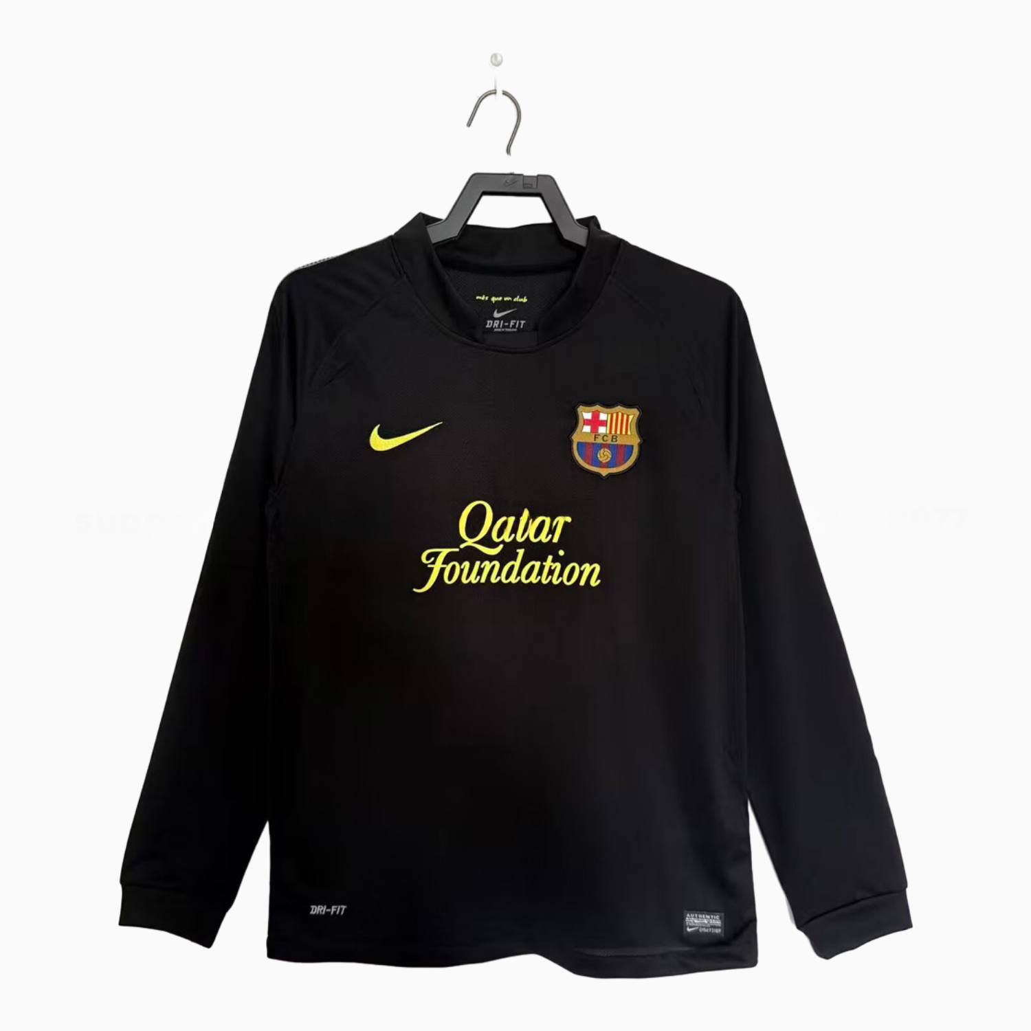 Retro Barcelona 2011-12 Away Long Sleeves Jersey - Fans Version - JerseysGala