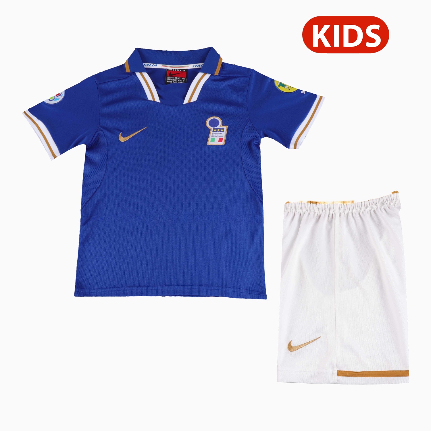 Retro Italy 1996 Home Kids Kit - JerseysGala