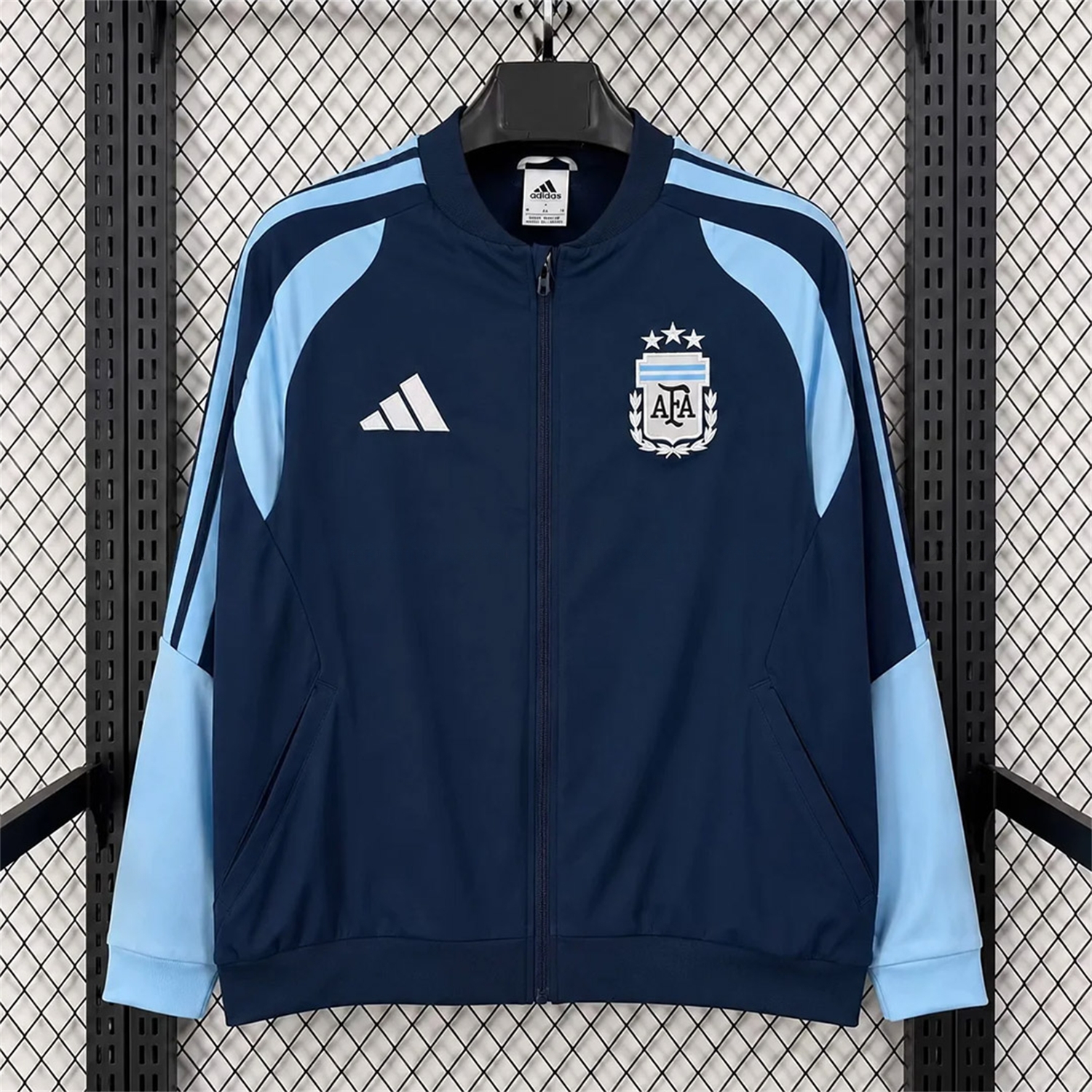 Argentina 2026 Travel Windbreaker - Dark Blue - JerseysGala