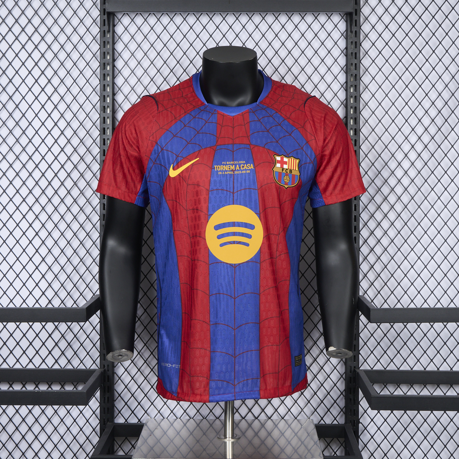 Barcelona 26-27 X Spider Man Special Jersey - Player Version - JerseysGala