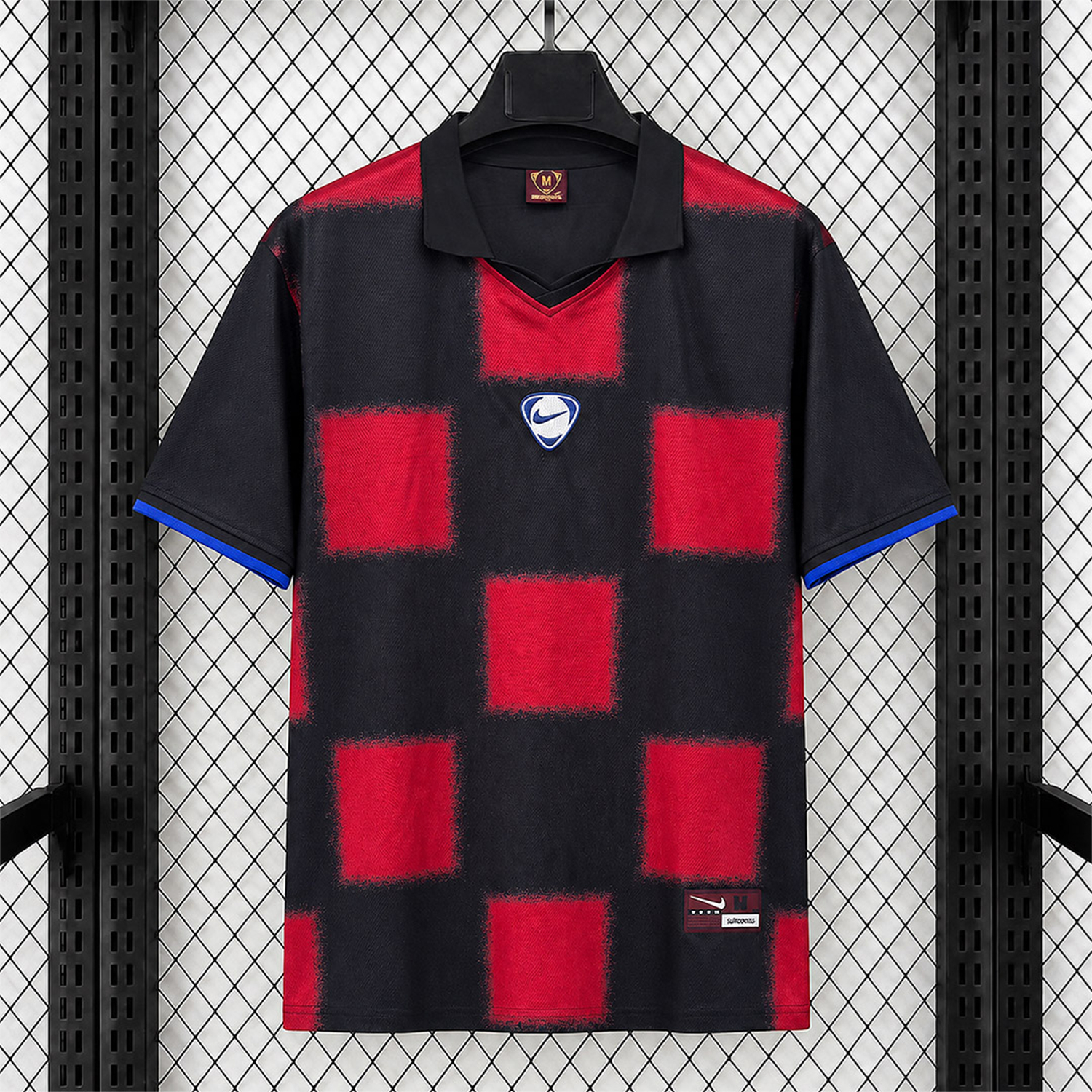 Croatia 2026 x Cactus Jack Total 90 Retro Style Red Black Jersey - Fans Version - JerseysGala