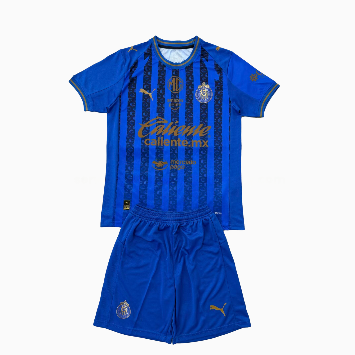 Chivas de Guadalajara 25-26 Third Blue Men's Adult Jersey Set - Fans Version - JerseysGala