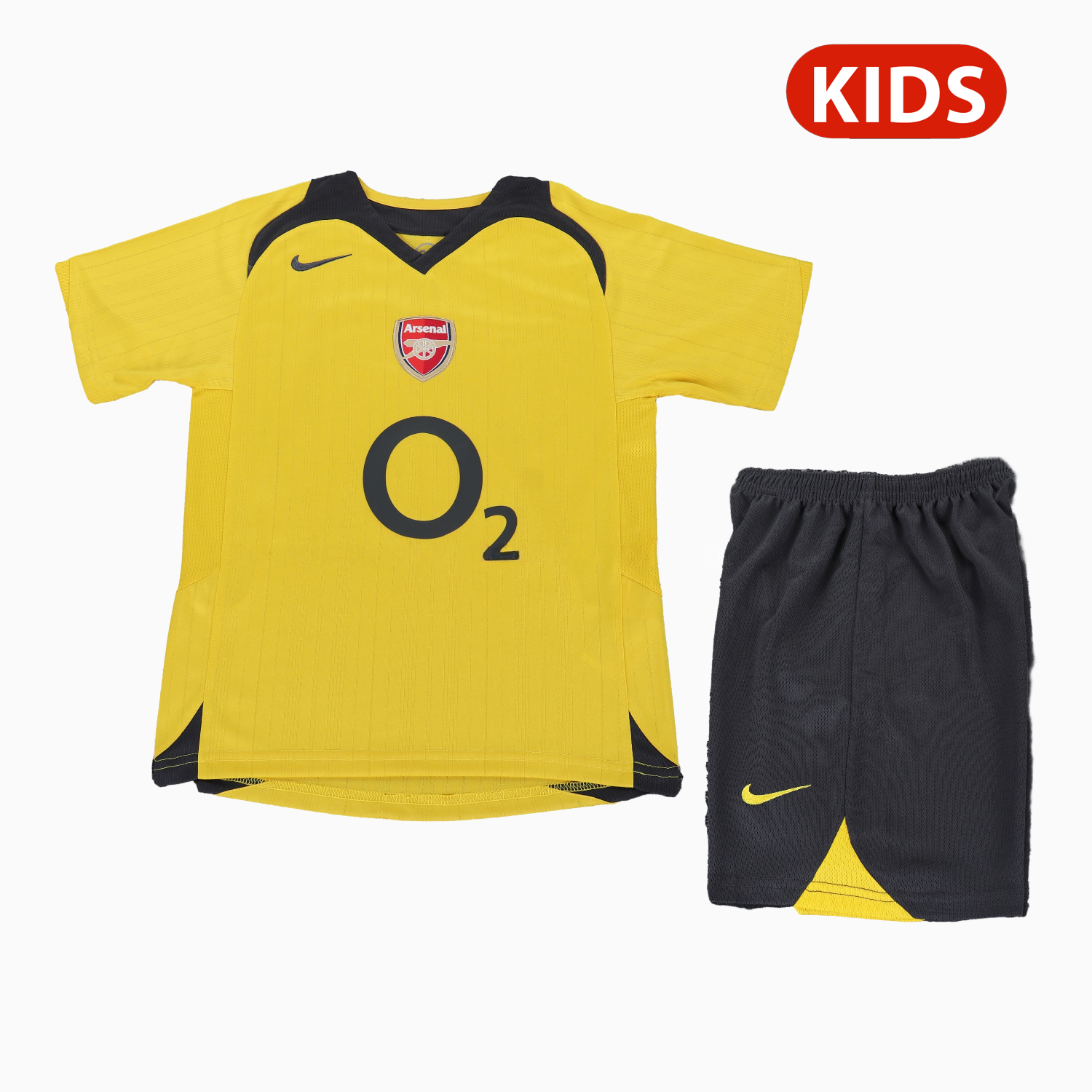 Retro Arsenal 2005-06 Away Kids Kit - JerseysGala