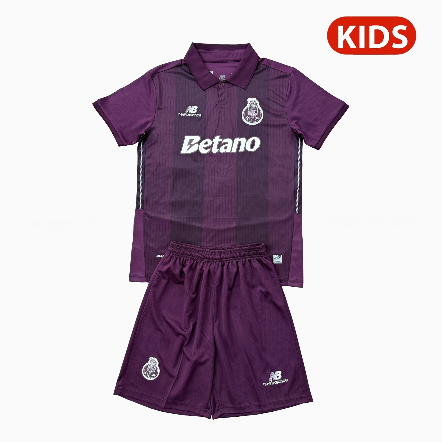 Porto 26-27 Away Purple Kids Kit - JerseysGala