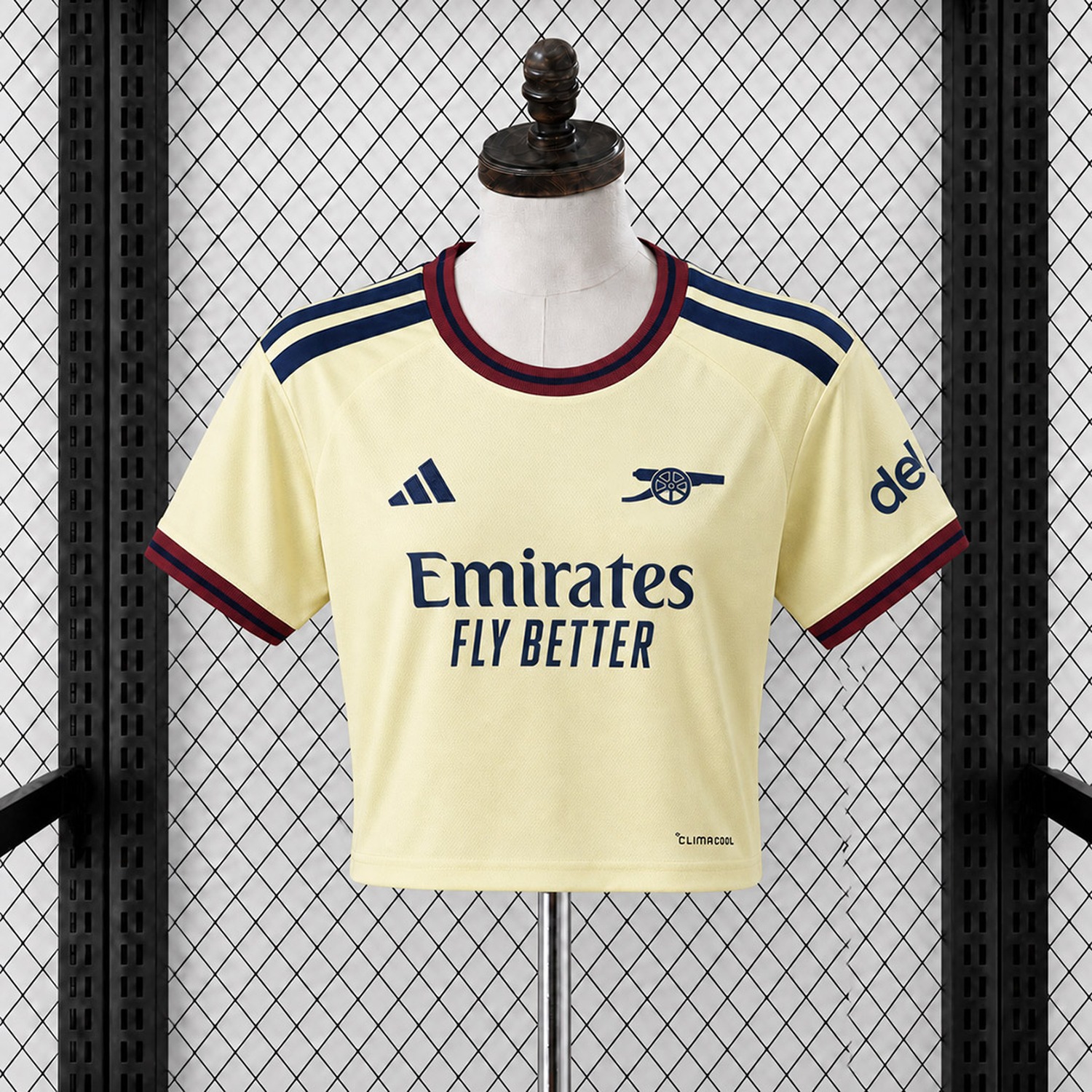 Women's Arsenal 26-27 Third Yellow Cropped Jersey - Fans Version - JerseysGala