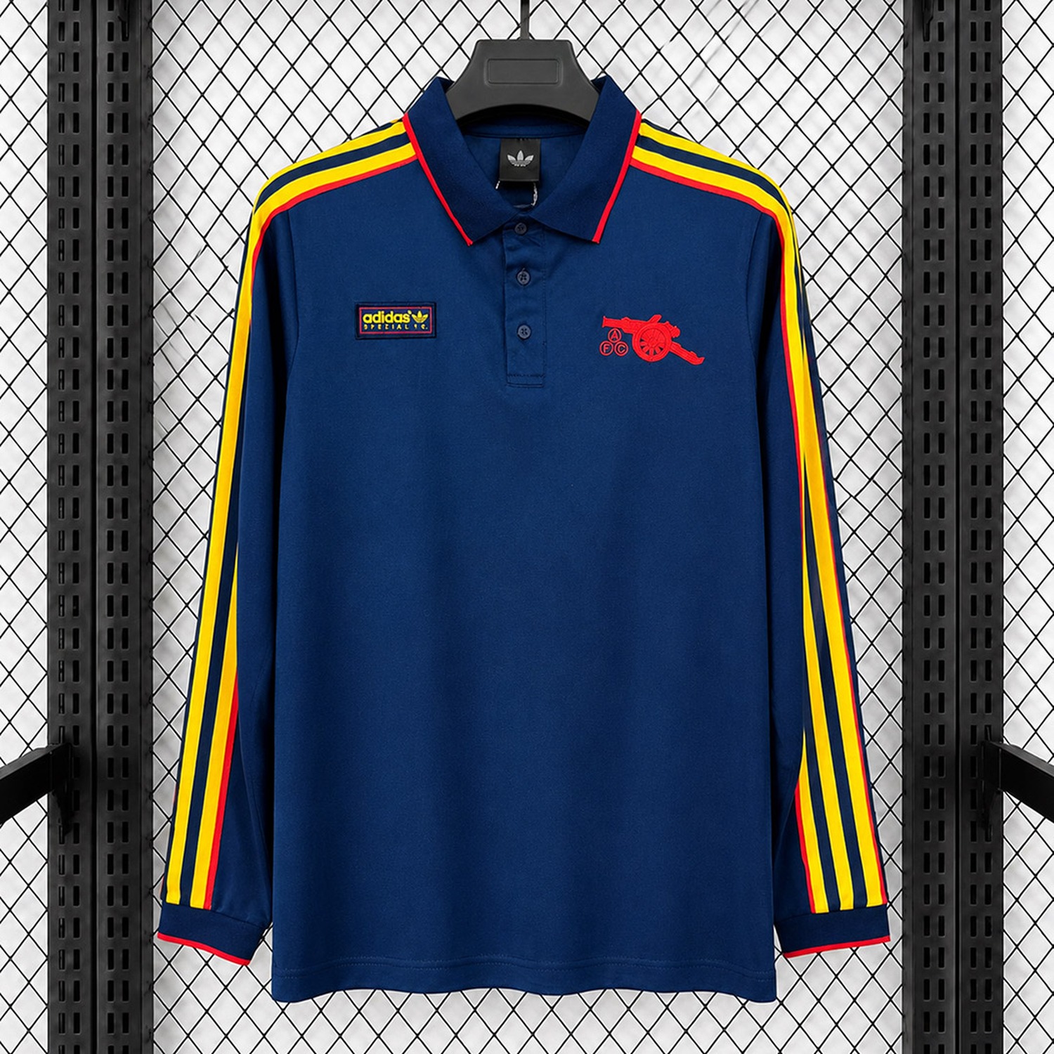 Arsenal 26-27 SPZL Navy Blue Long Sleeves Jersey - Fans Version - JerseysGala
