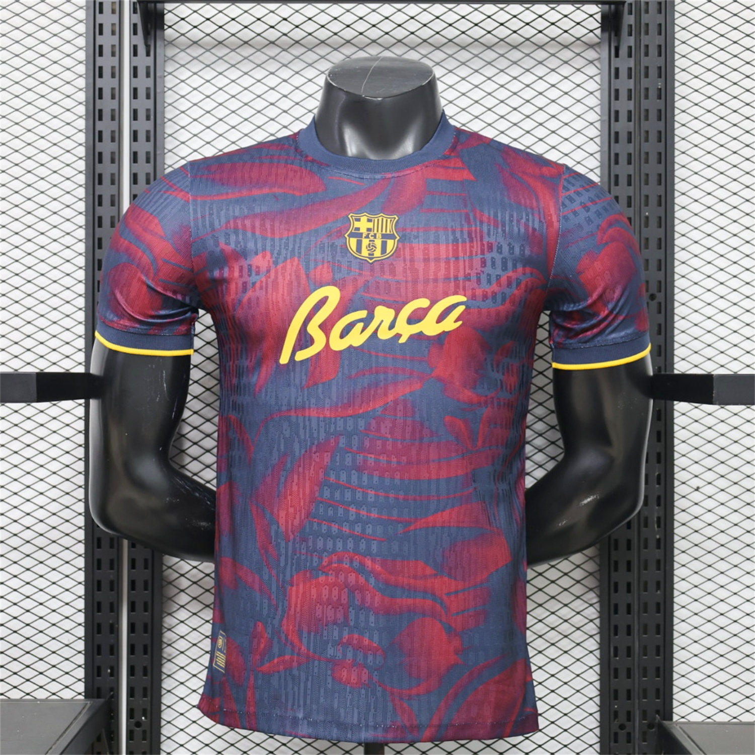 Barcelona 26-27 Barça Indigo Bloom Special Jersey - Player Version - JerseysGala