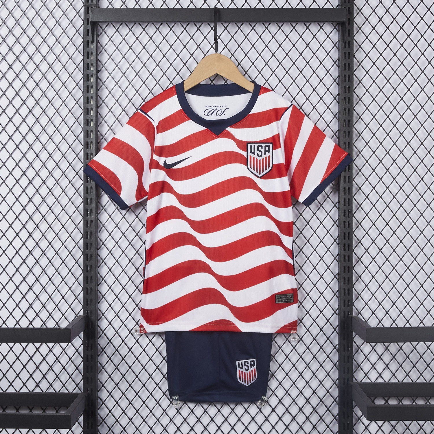 【Back Blank】United States USA 2026 Home Kids Kit - JerseysGala