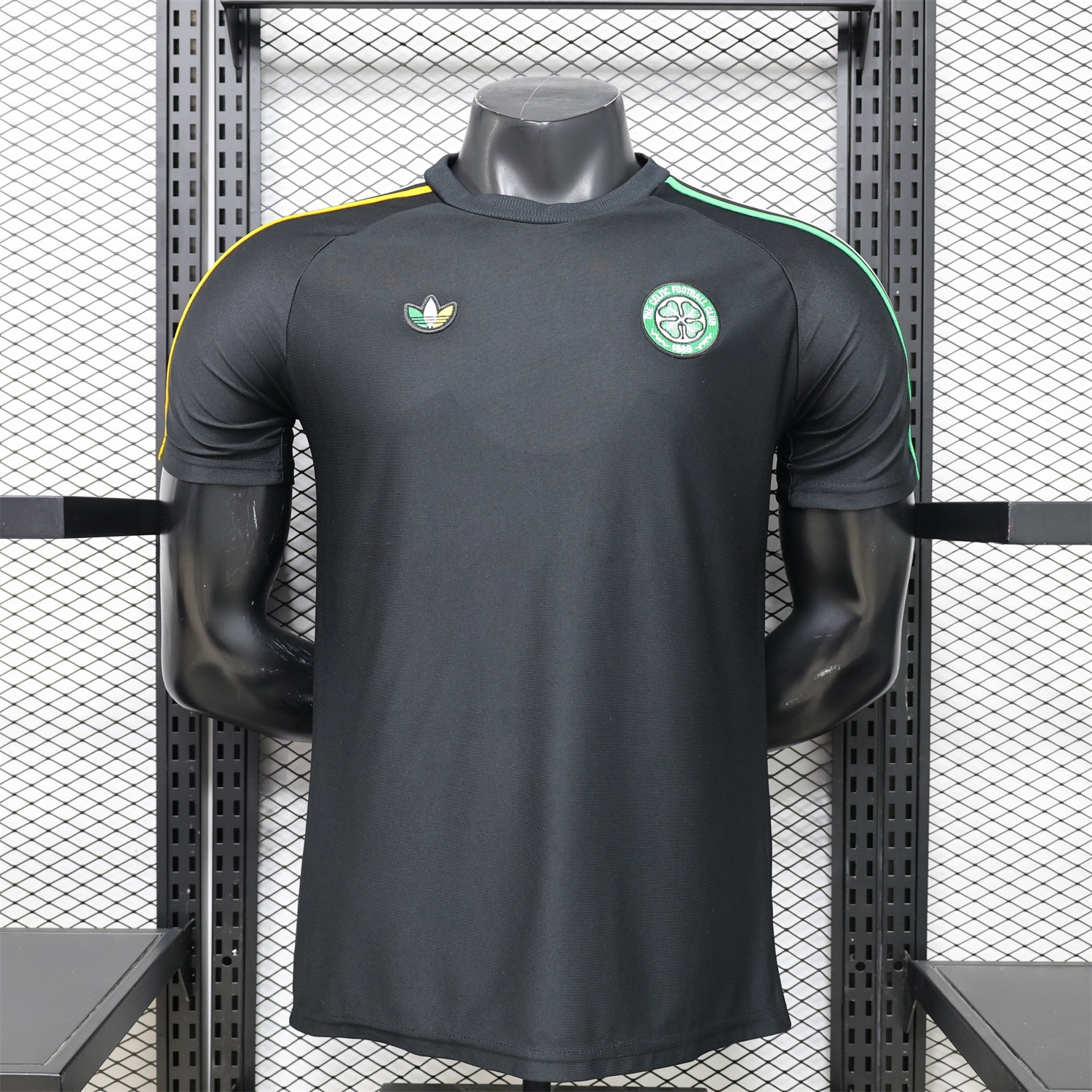 Celtic 25-26 Retro Style Casual Black Jersey - Player Version - JerseysGala