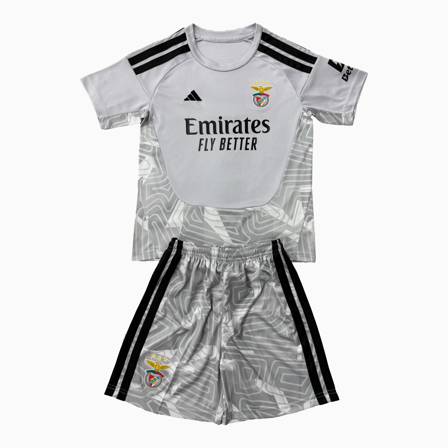 Benfica 26-27 Grey Goalkeeper Men's Adult Jersey Set - Fans Version - JerseysGala