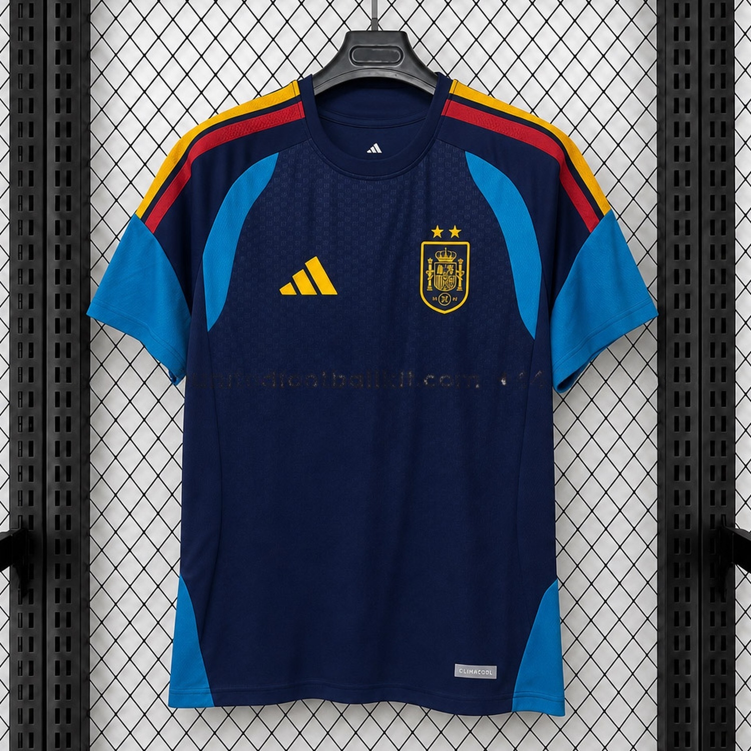 Spain 2026 Navy Blue Pre-Match Training Jersey - Fans Version - JerseysGala