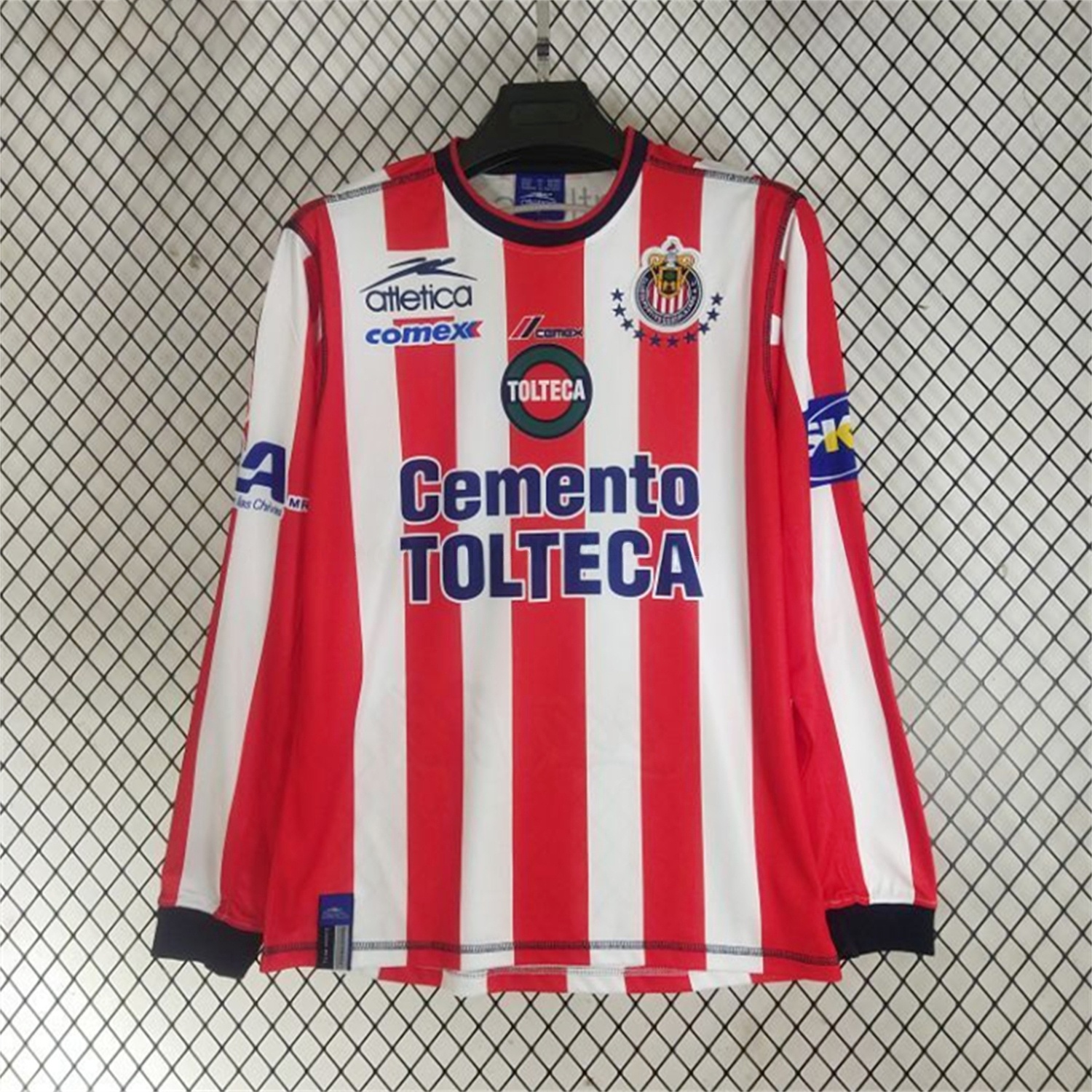 Retro Chivas de Guadalajara 2002-03 Home Long Sleeves Jersey - JerseysGala