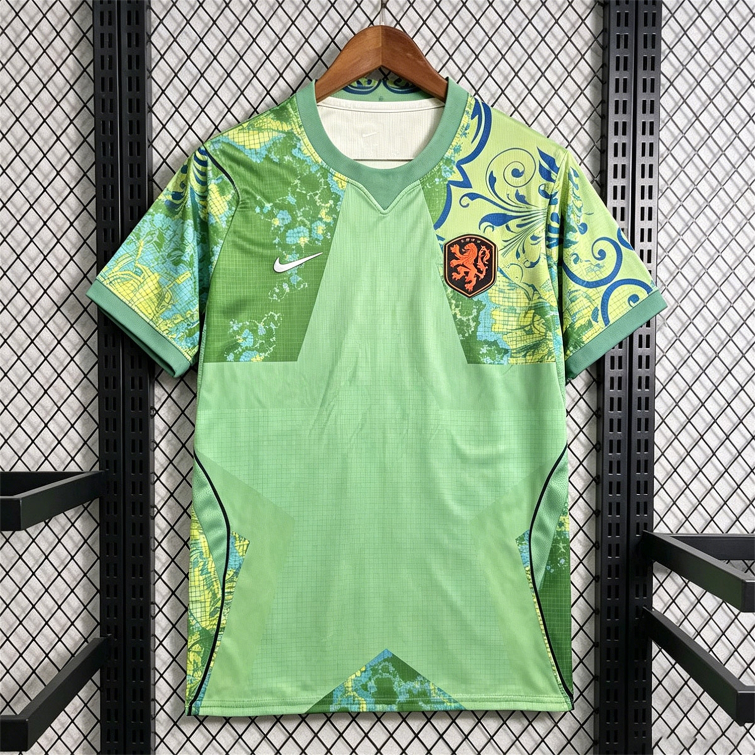 Netherlands 2026 Hollywood Goalkeeper Green Jersey - Fans Version - JerseysGala