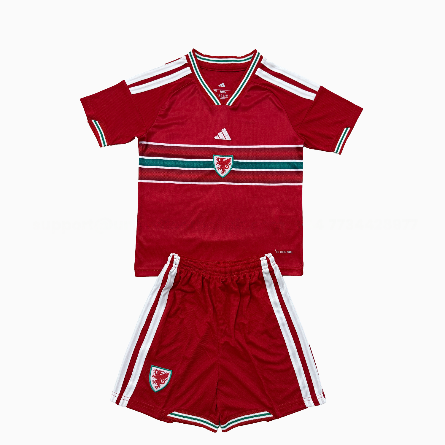 Wales 2026 Home Men's Adult Jersey Set - Fans Version - JerseysGala