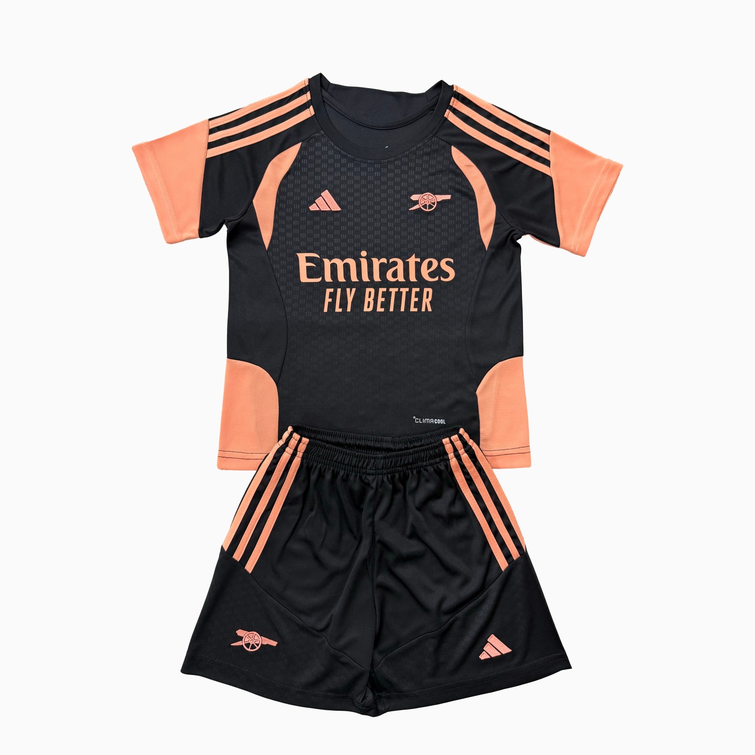 Arsenal 26-27 Black Short-Sleeve Training Set - JerseysGala