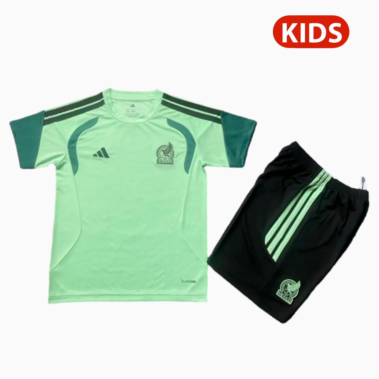 Mexico 2026 Green Training Kids Kit - JerseysGala