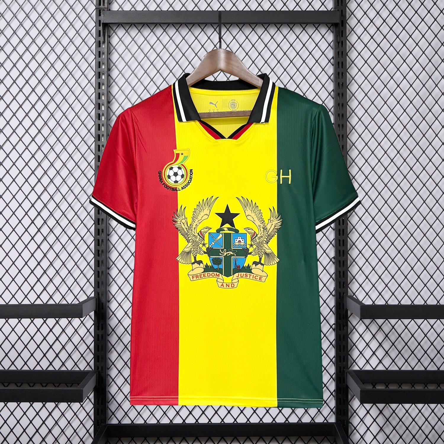 Ghana 2026 Red Yellow Green Jersey - Fans Version - JerseysGala