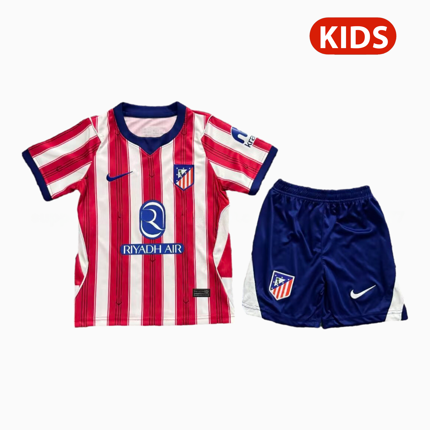 Atletico Madrid 26-27 Home Kids Kit - Fans Version - JerseysGala