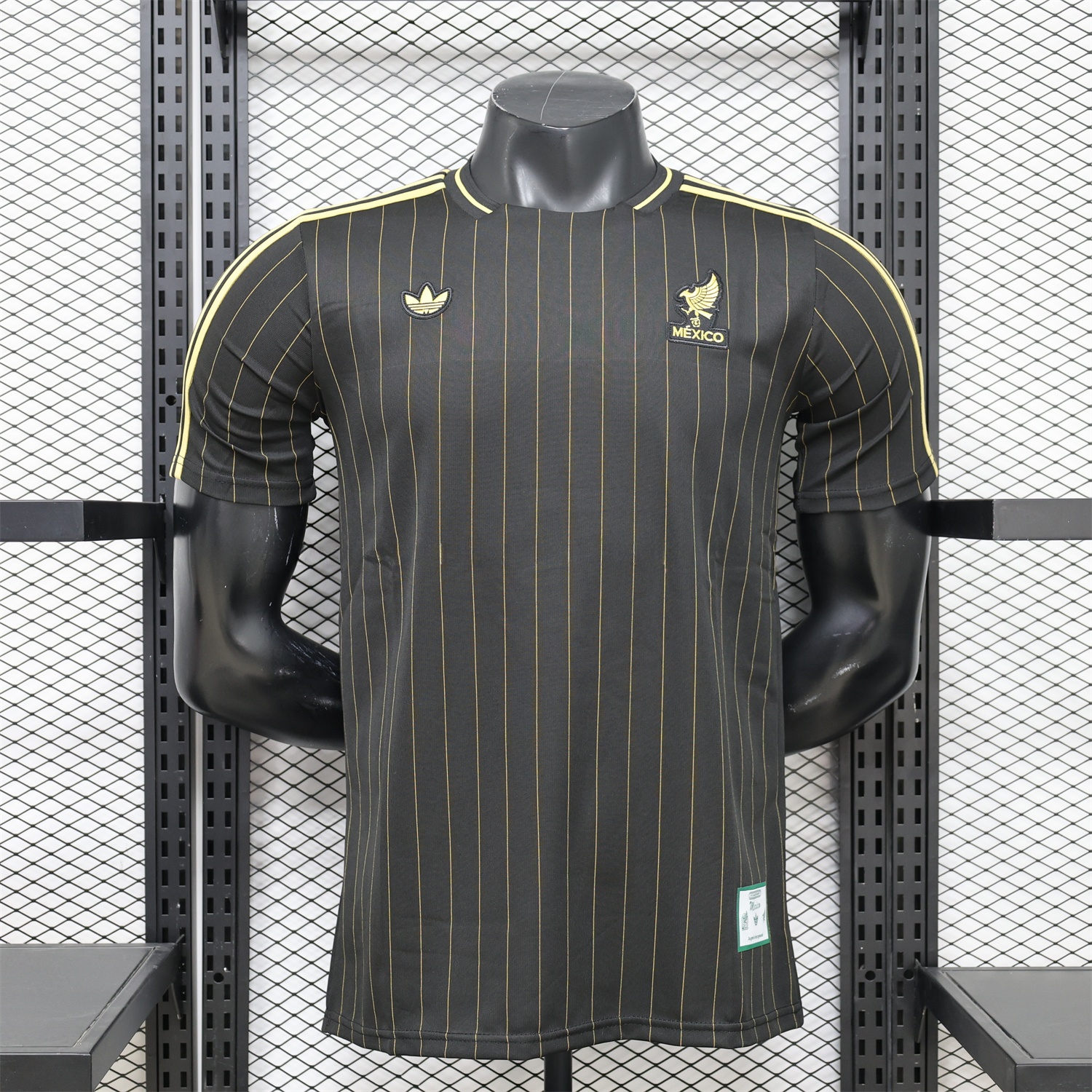 Mexico 2026 Terrace Icon Retro Casual Style Black Jersey - Player Version - JerseysGala