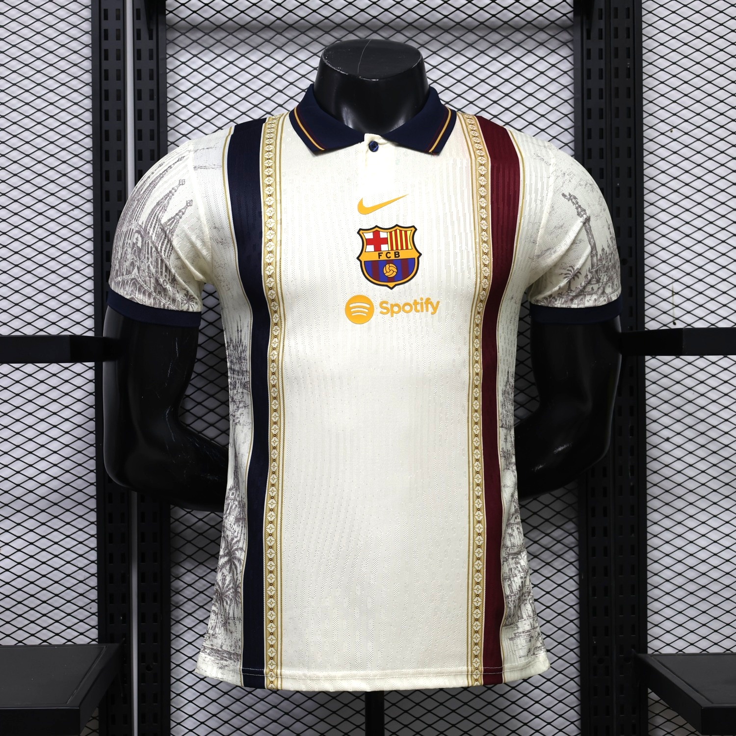 Barcelona 26-27 White Special Jersey - Player Version - JerseysGala
