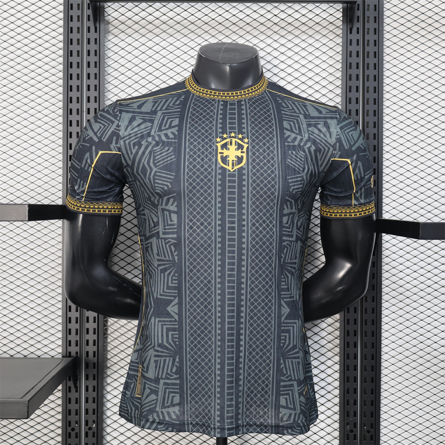 Brazil 2026 COMMA Black Neymar Special Jersey - Player Version - JerseysGala