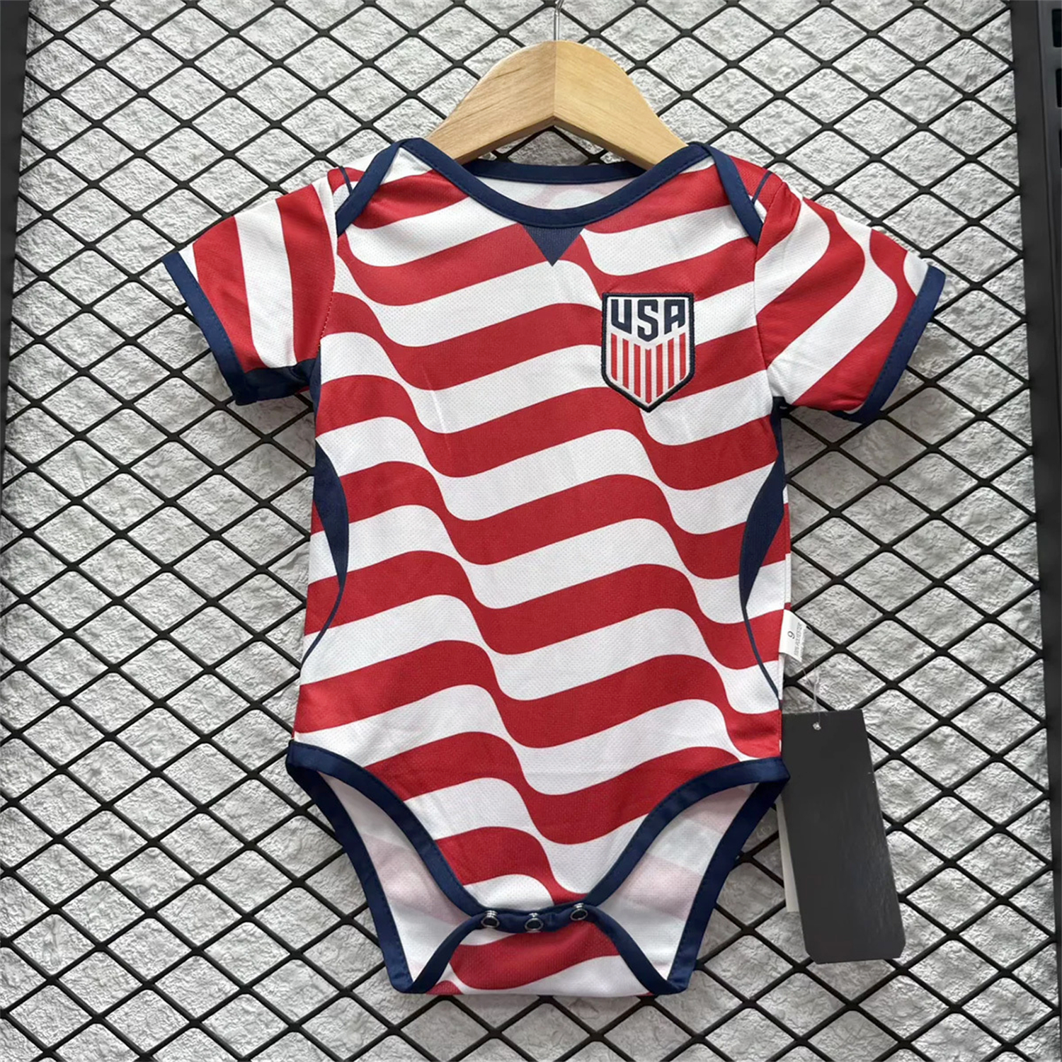 【Stripes on Both Sides】United States USA 2026 Home Baby Crawling Suit - JerseysGala